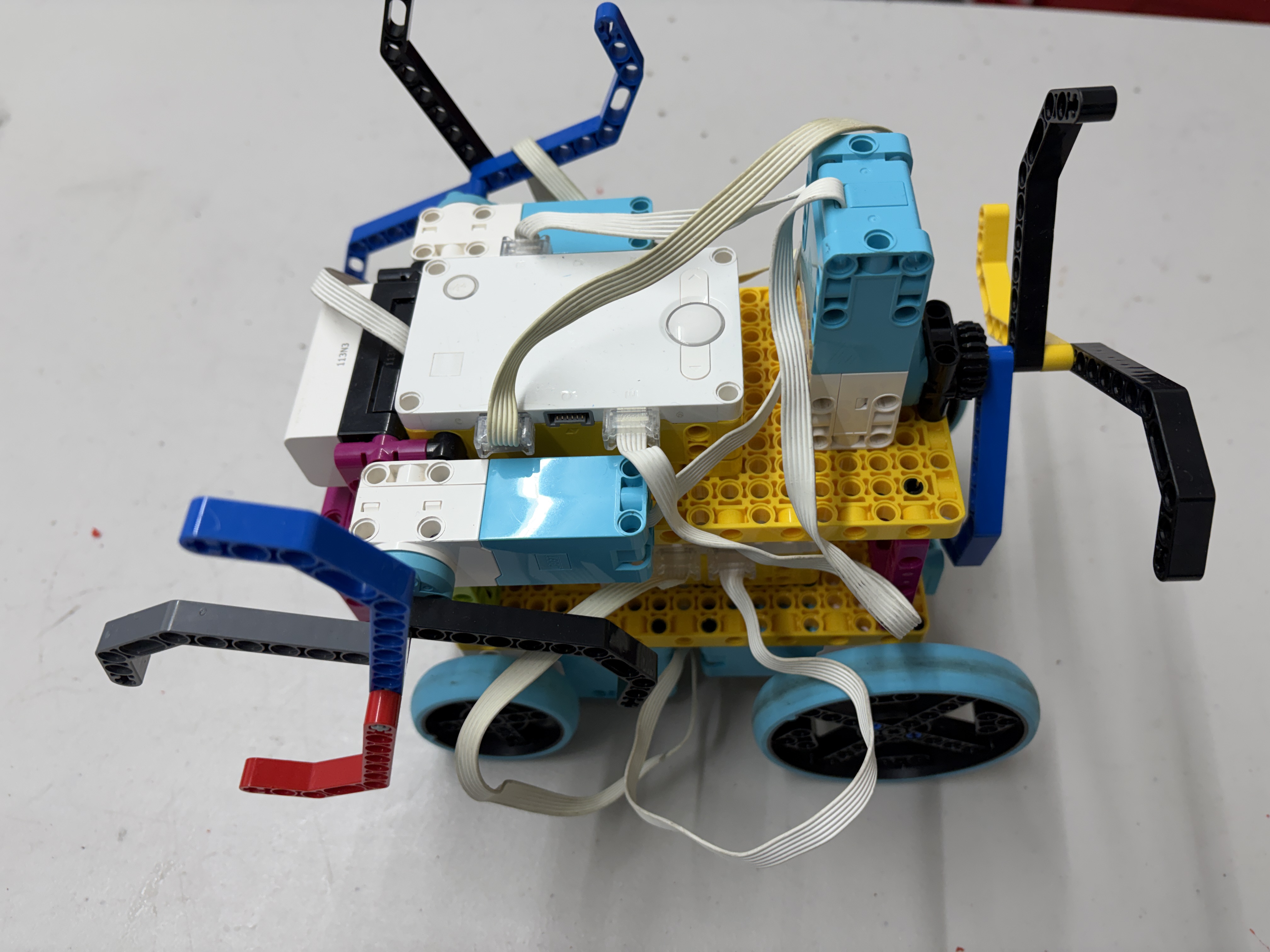 Rover prototype top view