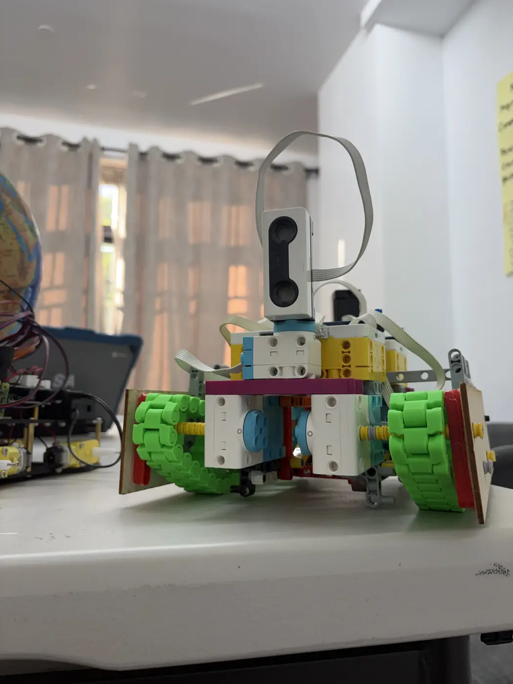 Current innovation rover front view with sensor mast